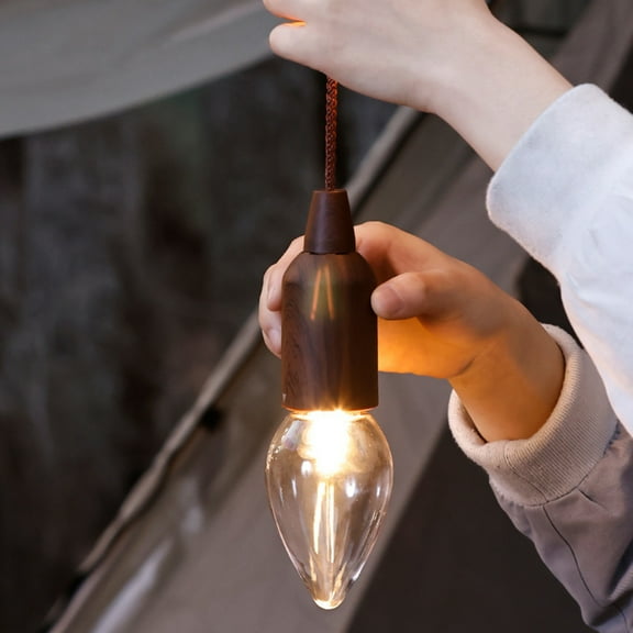 Tgbvmt USB Charging Camping Lantern ABS Material Warm Light 19x6x6cm 160g Portable Hanging Design Adjustable Brightness Gradual Dimming for Tent Camping Outdoor Indoor Romantic Lighting Emergency Use