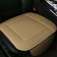 thumbnail image 1 of Tgbvmt Universal Car Front Seat Cover Breathable Leather Pad Cushion Soft Faux Leather Car Seat Protectors for Cars Trucks SUVs Waterproof Non-Slip Easy Install with Storage Pocket for Mobile Phones, 1 of 8
