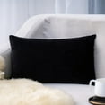 thumbnail image 1 of Tgbvmt Velvet Throw Pillow Cover 11"x19" Soft Polyester Cushion, Decorative Rectangle Pillow for Sofa, Bedside, Chair, Luxury Comfort Pillow for Living Room, Bedroom, Home Decor & Relaxation, 1 of 6