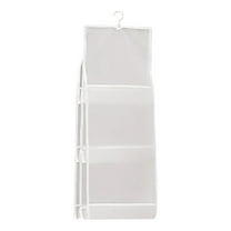 Tgbvmt Wall-Mounted Bag Organizer, PVC Storage for Purses, Handbags, Towels, and More, Foldable Hanging Bag Holder, Clear Plastic Display for Easy Access and Home Organization, Ideal for Closets