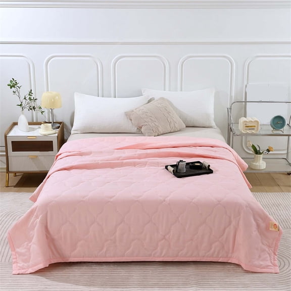 Tgbvmt Washable Summer Quilt, Cooling Comforter for Hot Sleepers, Breathable and Soft for All-Season Use, Quick-Drying and Easy to Clean, Perfect for Hot Nights and Humid Conditions