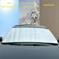 thumbnail image 1 of Tgbvmt Windshield Snow Cover Protector, All-Weather Ice and Snow Remover, Thermal Shield for Winter, UV Protection, Easy Install for Cars, Anti-Theft Design, Ideal for Cold Weather, 1 of 8