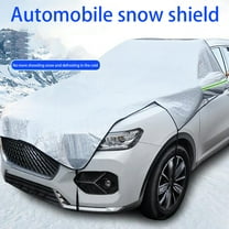 Tgbvmt Windshield Snow Shield, Extended Antifreeze Cover for Winter, Universal Fit for Cars, Trucks, SUVs, Easy Install Snow Protector with Theft Prevention, Multi-Season Protection