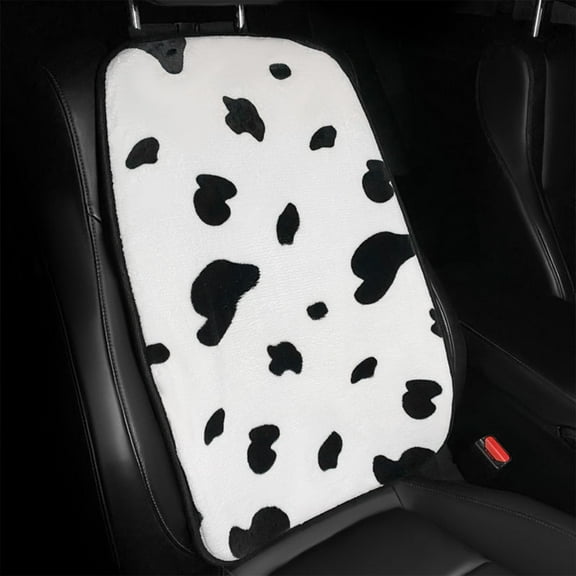 Tgbvmt Winter Car Seat Cushion, Thickened Warm Seat Cover for Cold Weather, Comfortable Polyester Padding for Neck and Waist Support Easy to Install Ideal for Winter Driving Road Trips Family Use