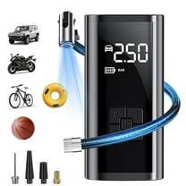 Tgbvmt Wireless Car Inflatable Pump Tire Filling Device with Portable Lighting and Digital Display Airflow Rate for Efficient Tire Pressurization, Quick Deflation Function for Safe Travel