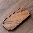 thumbnail image 1 of Tgbvmt Wooden Tea Tray Narrow Rustic Tea Serving Board Dry Brewing Tray Natural Grain Craft Tea Cup Storage Home Tea Room Decor Style Countertop Display Minimalist Tea Ceremony Utility Organizer, 1 of 6