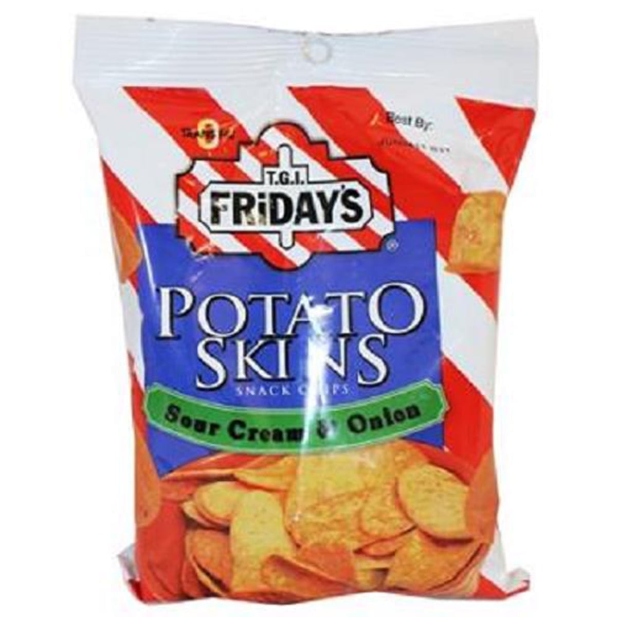 Tgi Friday, Potato Skins Sour Cream & Onion, Count 6 (3 oz) - Snacks / Grab Varieties & Flavors