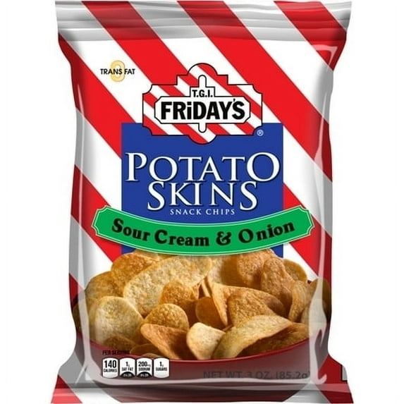 TGI Fridays Sour Cream and Onion chips(3.0 oz/6count)
