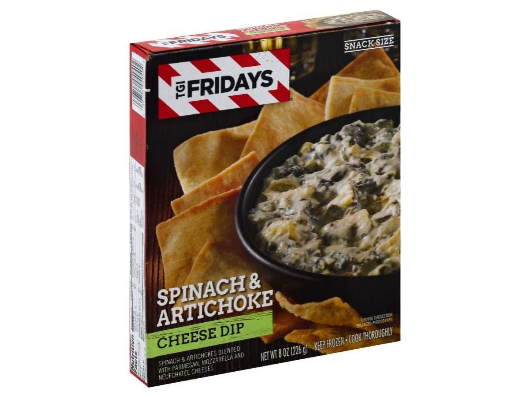 Tgi Fridays Spinach And Artichoke Cheese Dip 8oz (PACK OF 8)