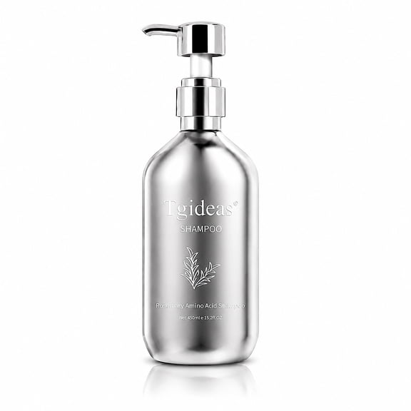 Tgideas Rosemary Biotin Shampoo – Sulfate-Free Vegan Volumizing Cleanser for Curly, Color-Treated & Fine Hair, 15.2 fl oz