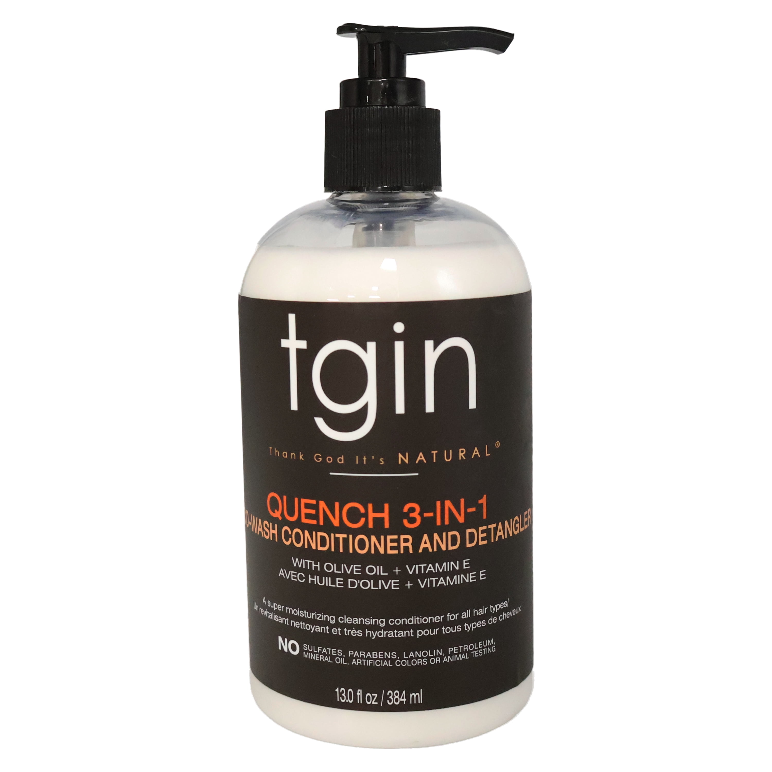 Tgin Quench 3 In 1 Co Wash Conditioner and Detangler, 13 Oz., Pack of 3