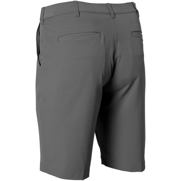 TGW Men's Flat Front Stretch Waist Performance 11.25In Golf Shorts for Golfing Charcoal 30