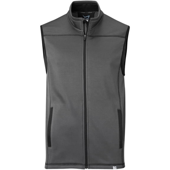 TGW Men's Player Golf Vest for Golfing Grey L