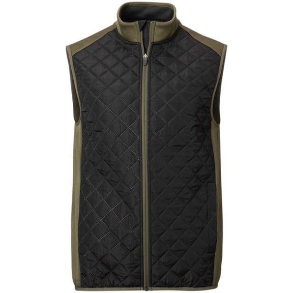 TGW Men's Quilted Golf Vest for Golfing Olive M