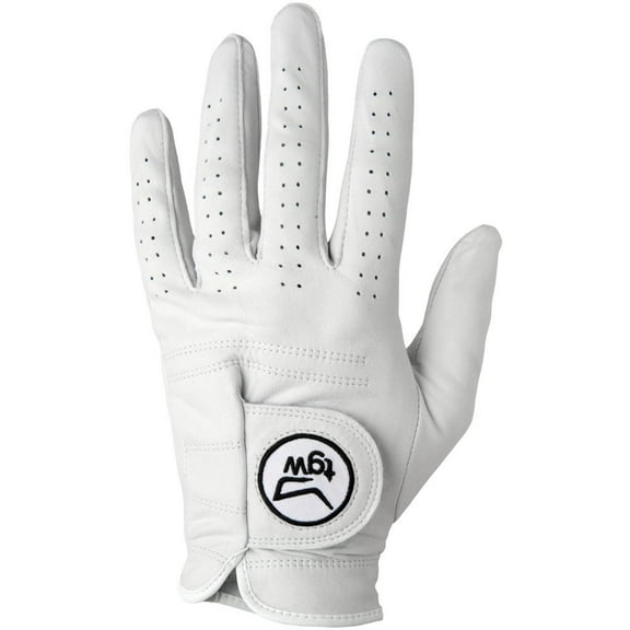 Tgw Men's Tour Cabretta Golf Glove Cadet White Medium Left