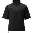 thumbnail image 1 of TGW Men's Vapor Short Sleeve Golf Rain Shirt Jacket Pullover for Golfing Black L, 1 of 2
