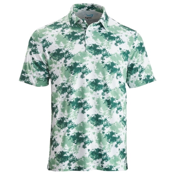 Tgw Mens Tie-Dye Golf Polo Shirt for Golfing Green 3Xl