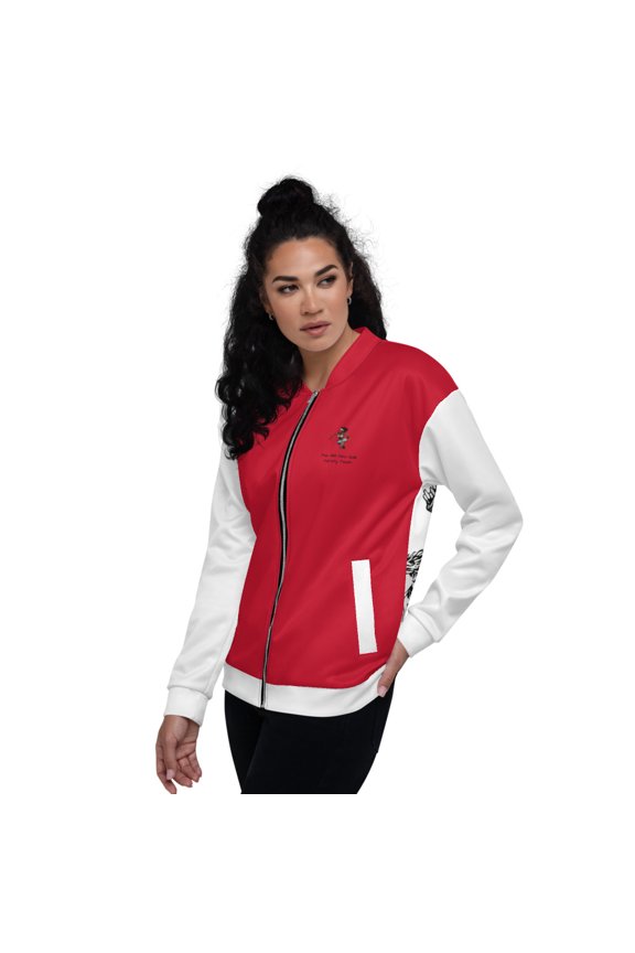 Th AM Dino Gals (tm) Chi-town Supreme Unisex Bomber Jacket (M)