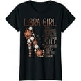 thumbnail image 1 of Th Libra Birthday High Heels Costume Black Woman T-Shirt, 1 of 3