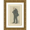 thumbnail image 1 of Théobald Chartran 11x14 Gold Ornate Wood Frame and Double Matted Museum Art Print Titled - Vanity Fair; Literary; ‘A French Poet’, Victor Hugo, September 20, 1879 (1879), 1 of 4