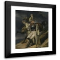 thumbnail image 1 of Théodore Géricault 15x17 Black Modern Framed Museum Art Print Titled - The Wounded Cuirassier, Study (Le Cuirassier Injured Leaving Fire, Sketch) (1814), 1 of 5