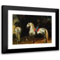 thumbnail image 1 of Théodore Géricault 18x15 Black Modern Framed Museum Art Print Titled - The Carousel, 1 of 5