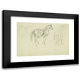 thumbnail image 1 of Théodore Géricault 24x17 Black Modern Framed Museum Art Print Titled - Three Horse Studies (1812 - 1814), 1 of 5