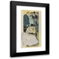 thumbnail image 1 of Théophile Alexandre Steinlen 9x14 Black Modern Framed Museum Art Print Titled - His Family (Song) (1893), 1 of 5