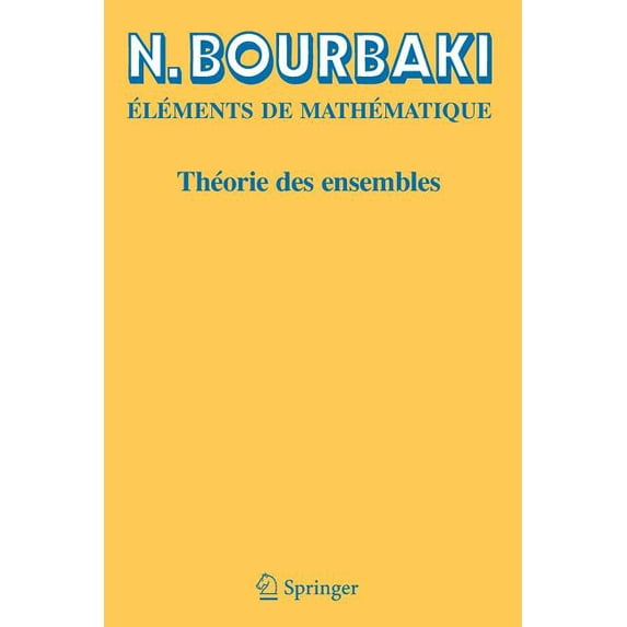 Théorie Des Ensembles, (Paperback)