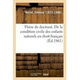 thumbnail image 1 of Thèse de Doctorat. de la Puissance Du Chef de Famille En Droit Romain (Paperback), 1 of 1