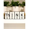 thumbnail image 1 of ThInK | Periodic Table of Elements Wall, Desk or Shelf Sign, 1 of 9