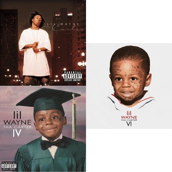 Tha Carter (2LP) (X) & Tha Carter Iv (2LP) (X) & Tha Carter Vi (X)