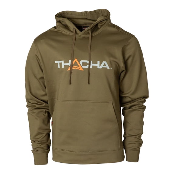 Thachagear Thacha Logo Hoodie-Moss in size X-Large