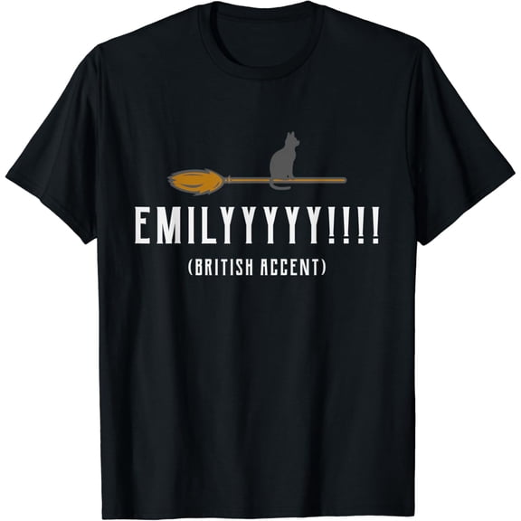 Thackery Binx Emily Hocus Pocus Graphic T-Shirt Size S-5XL