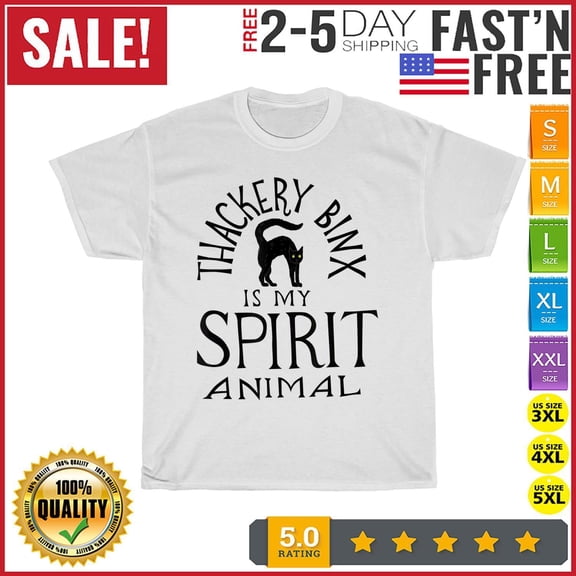 Thackery Binx is My Spirit Animal Cat Kitten Halloween Vintage T Shirt Men Women