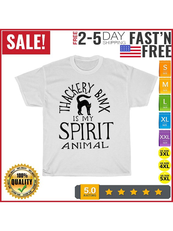 Thackery Binx is My Spirit Animal Cat Kitten Halloween Vintage T Shirt Men Women