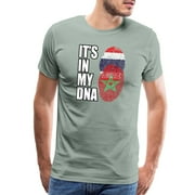 Thai And Moroccan Vintage Heritage Dna Flag Men's Premium T-Shirt
