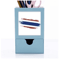 thumbnail image 1 of Thai Bangkok Thailand Flag Art Illustration Desk Supplies Organizer Pen Holder Card, 1 of 3