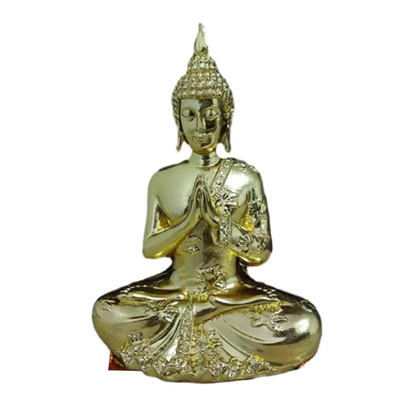 Thai Buddha Figurine Thailand Buddha Statue Gift Antique Ornament Sculpture for Living Room Outdoor Table Indoor Decoration