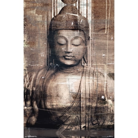 Thai Buddha Wall Poster, 22.375" x 34"
