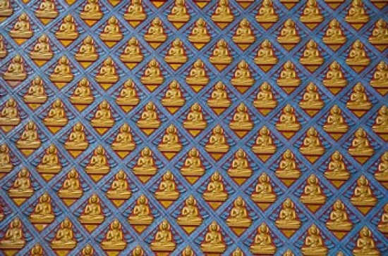 Thai Buddhist Temple Island of Penang Malaysia Canvas Art - Cindy Miller Hopkins DanitaDelimont (22 x 15)