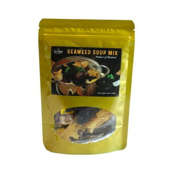 Thai Clear Seaweed Soup 0.5 oz Instant Powder with Dried Seaweed Umami Delicious