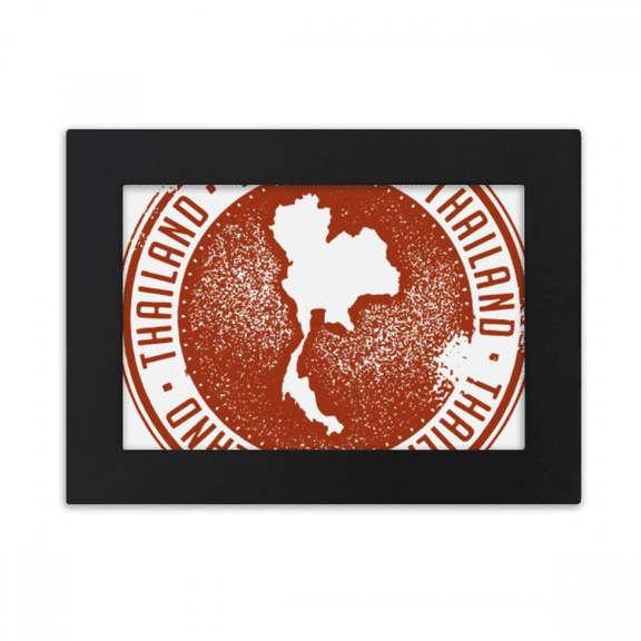 Thai Culture I Love Thailand Map Desktop Photo Frame Ornaments Picture Art Painting