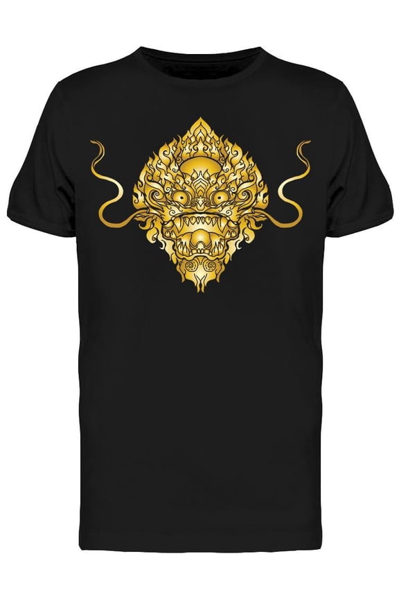 Thai Demon Mask Graphic T-Shirt Men -Image by Shutterstock, Male Large