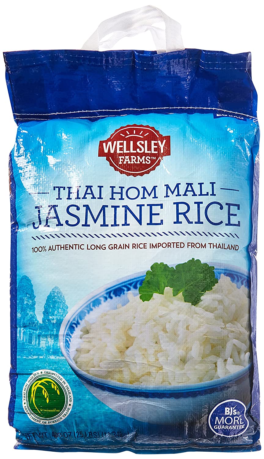 Thai Hom Jasmine Rice, 25 lb.