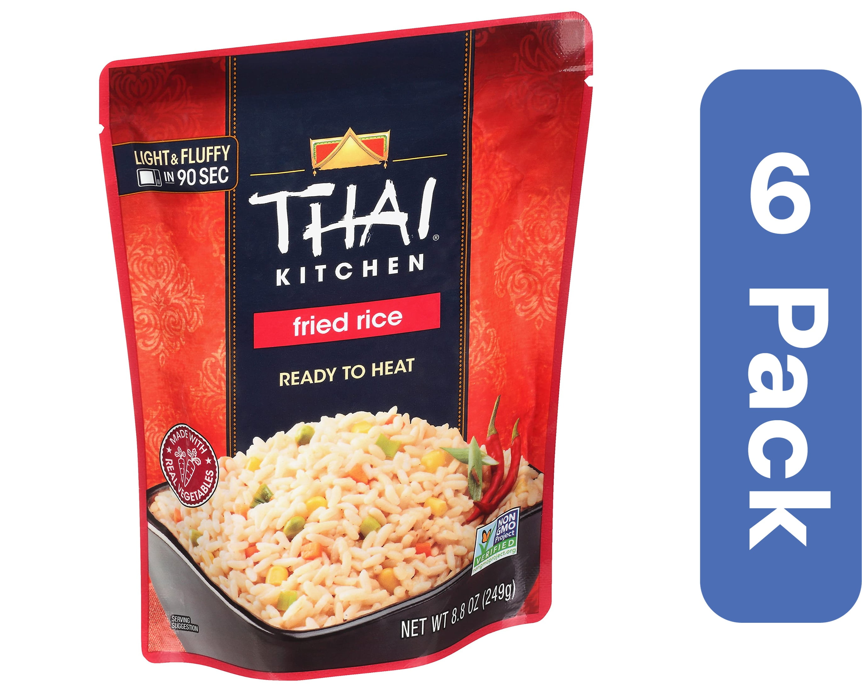 Thai Kitchen Fried Rice Retort 8.8 oz (Pack of 6) - Walmart.com