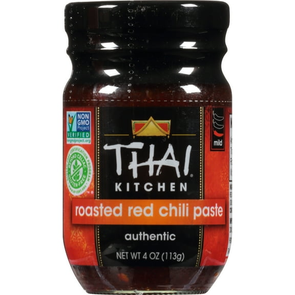 Thai Kitchen Gluten Free Gluten Free Roasted Red Chili Paste, 4.0 oz Jar