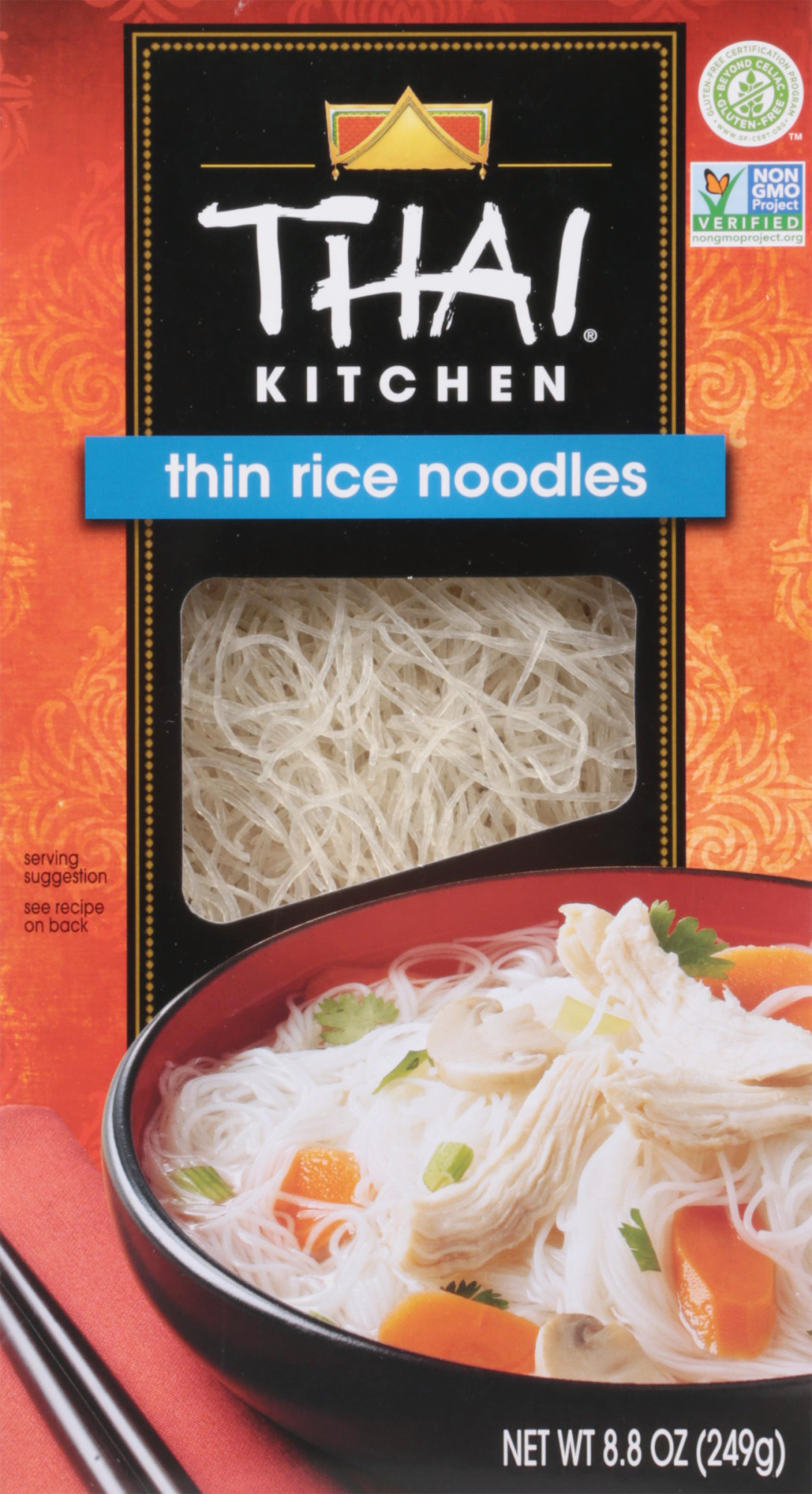 Thai Kitchen Gluten Free Thin Rice Noodles, 8.8 ounce Noodles - image 1 of 14