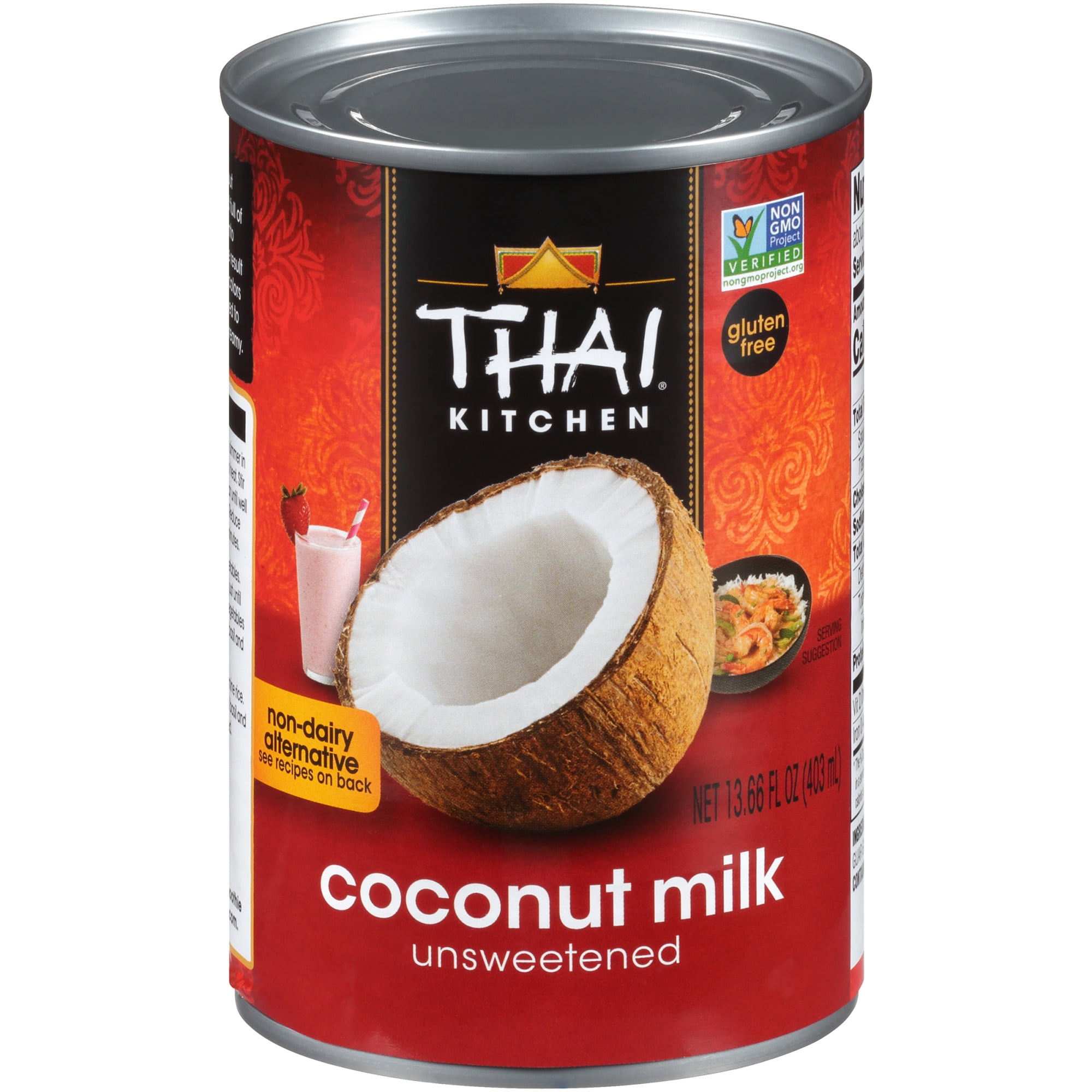 Thai Kitchen Gluten Free Unsweetened Coconut Milk Coconut Milk - image 1 of 15