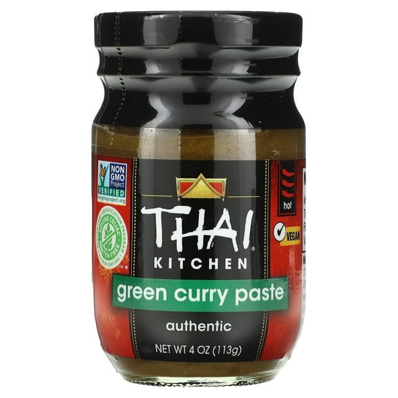 Thai Kitchen, Green Curry Paste, Hot, 4 oz (113 g) Pack of 3